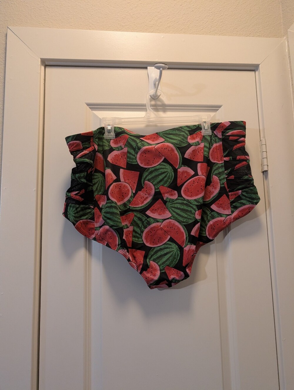 Watermelon Torrid Plus High Waisted Swim Bottoms